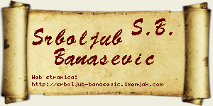 Srboljub Banašević vizit kartica